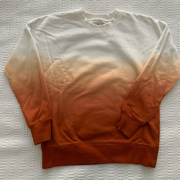 Madewell Tops - Madewell dip dye sweatshirt